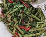 Foto langkah ke 4 dari resep Oseng Kangkung Terasi Saus Tiram.