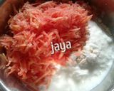 A picture of step 1 of Sugar free Carrot cake in 5minutes.