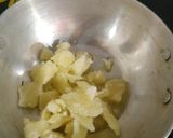 A picture of step 1 of Jaggery Sonth Balls.