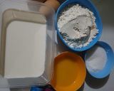 Foto langkah ke 1 dari resep Unicorn MilleCrepes / Unicorn Crepes Cake.