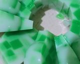 Foto langkah ke 3 dari resep Puding Santan Pandan.