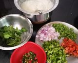 A picture of step 1 of Leftover Rice Uttapam.