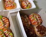 Foto langkah ke 13 dari resep Donat burger.