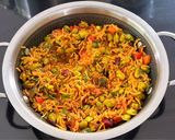 A picture of step 12 of Spiced Edamame & Cranberry Rice.