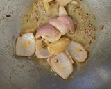 A picture of step 2 of Shahi Paneer.
