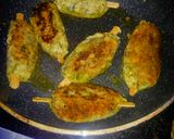 A picture of step 4 of Palak Seekh Kabab.