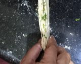 A picture of step 10 of Laccha Paratha with Aloo Sabzi.