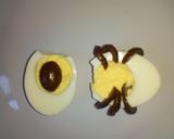 Foto del paso 1 de la receta: Huevos Arañas Halloween