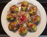Foto del paso 4 de la receta: Aguacates rellenos de berenjena y merluza
