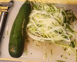 A picture of step 11 of Chicken Florentine Meatballs over Zucchini Noodles.