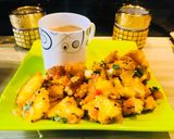 A picture of step 5 of Bread Upma.