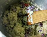 A picture of step 3 of Mexican Rice.