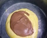 A picture of step 8 of Marbel cake 🎂🎂.
