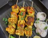 A picture of step 8 of Grilled Paneer Tikka.