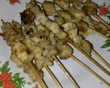 Foto langkah ke 3 dari resep Sate Ayam teflon bumbu kacang.