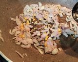 A picture of step 2 of Lemon Rice 😍.