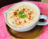 A picture of step 6 of Creamy Herbed Potato Garlic Soup or Cream of Potato Soup.