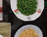 Foto del paso 5 de la receta: Arroz integral con 5 delicias sin gluten🍲🫛🥚🥓🥕🍤😋👌🏼👏🏼