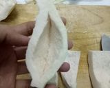 Hình bước làm 2 của món Cùi Bưởi dồn Thịt sốt Dầu Hào