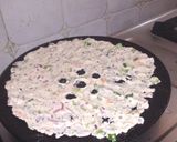 A picture of step 3 of Akki rotti.