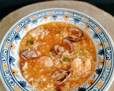 Foto del paso 12 de la receta: Arroz caldoso con langostinos y almejas
