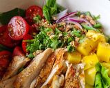 รูปขั้นตอนการทำที่ 4 ของ Chicken and Mango salad