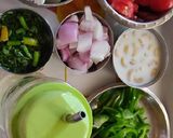 A picture of step 1 of Paneer Lababdar.