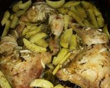 Foto del paso 3 de la receta: Pollo al horno con papas