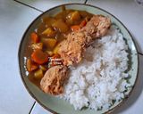 Foto langkah ke 9 dari resep Japanese Chicken Karaage Curry.