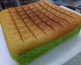 Foto langkah ke 7 dari resep Pandan Ogura Cake #BikinRamadanBerkesan #4.