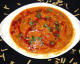 A picture of step 4 of Sev Tamatar Sabji.