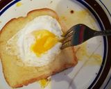 A picture of step 5 of Eggs in a Basket.