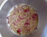A picture of step 1 of Fried Kunde (cowpeas leaves).