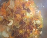 Borsó leves gazdagon galuskával recept fázis 2 fotója