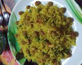 A picture of step 5 of Soya chunk pulao.