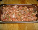A picture of step 1 of Arroz con Pollo, Jon Style.