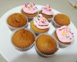 A picture of step 6 of Pina colada cupcakes.