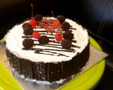 Foto langkah ke 4 dari resep Blackforest Birthday Cake Kukus Mudah.