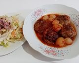 Pas rețetă Chifteluțe în sos de roșii cu arpagic 2 fotografie