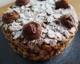 Foto del paso 14 de la receta: Tarta 'Sara' de trufa con coulis de moras silvestres (sin gluten)