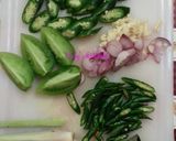 Foto langkah ke 3 dari resep Tempe & cumi cabe ijo.