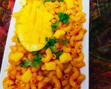 A picture of step 6 of Mango,Macroni/Pasta.