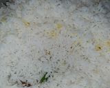 A picture of step 4 of Lemon rice.