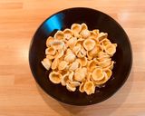 A picture of step 8 of Orecchiette Pugliesi with Mushroom and Sausage Ragù.