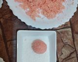 A picture of step 5 of Coconut laddou.