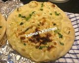 A picture of step 7 of HOMEMADEYogurt & garlic Naan.