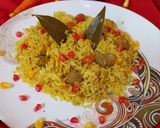 A picture of step 6 of Shortcut Soya Chunks Biryani.