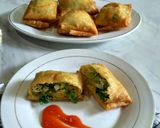 Foto langkah ke 3 dari resep 31. Martabak Telur Mini Bumbu Kari.