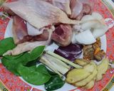 รูปขั้นตอนการทำที่ 1 ของ ไก่ต้มขมิ้น