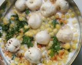 A picture of step 6 of Makhana Boondi Raita.